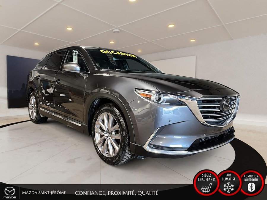 Mazda CX-9 GT | TOIT OUVRANT | CUIR | AWD | 2021 Gris