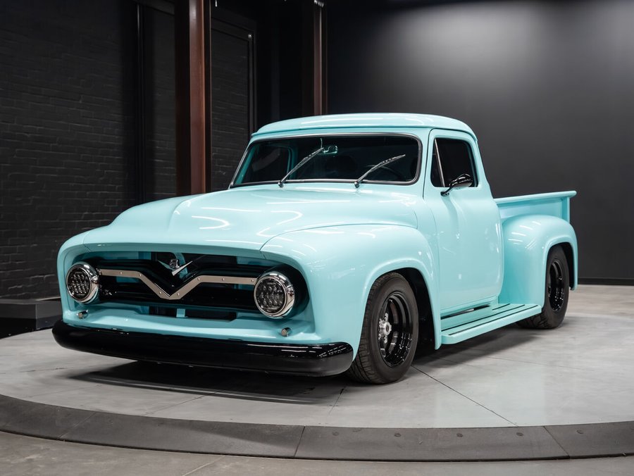 1955 Ford F-100 1955 Blue