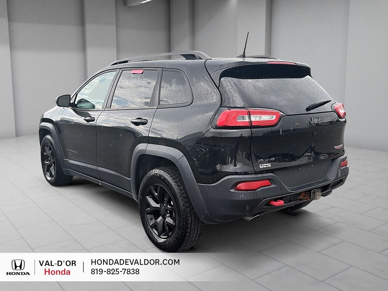 2016 Jeep Cherokee Trailhawk 4 portes 4 roues motrices Black Val-d'Or - photo #3