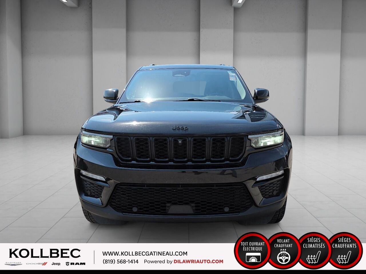 JEEP GRAND CHEROKEE Limited 4x4 2023 Noir Ottawa & Gatineau - photo #10