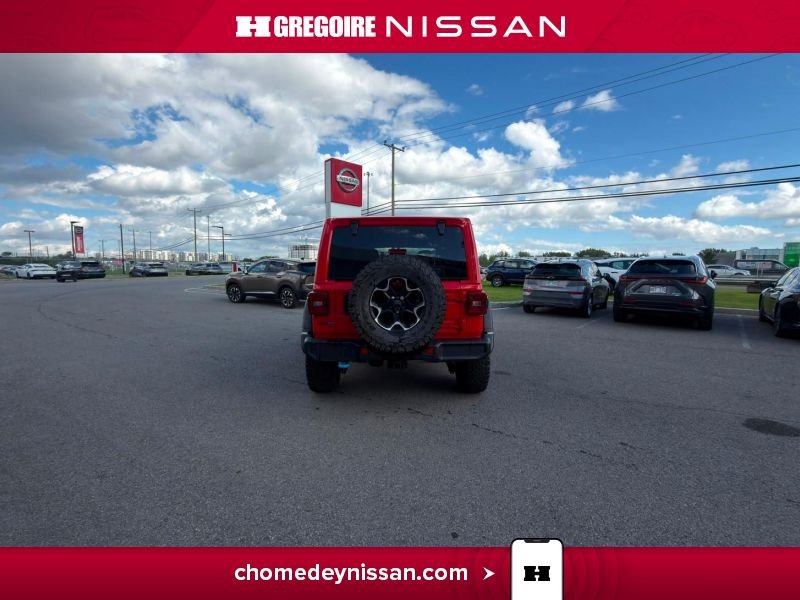 Jeep Wrangler CH7258 | Unlimited Rubicon 4xe Cuir * Caméra * Carplay 2021 Rouge Laval - photo #8