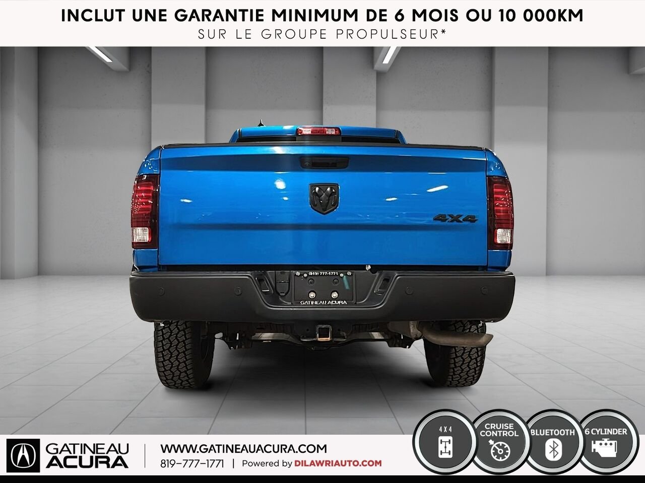 Ram 1500 Classic Warlock Quad Cab 4x4 2021 Bleu Ottawa & Gatineau - photo #12