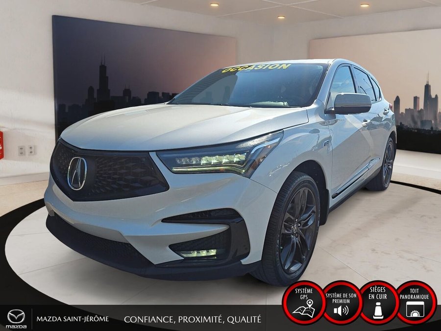 Acura RDX A-Spec | TOIT OUVRANT | CUIR | AWD | 2020 Blanc