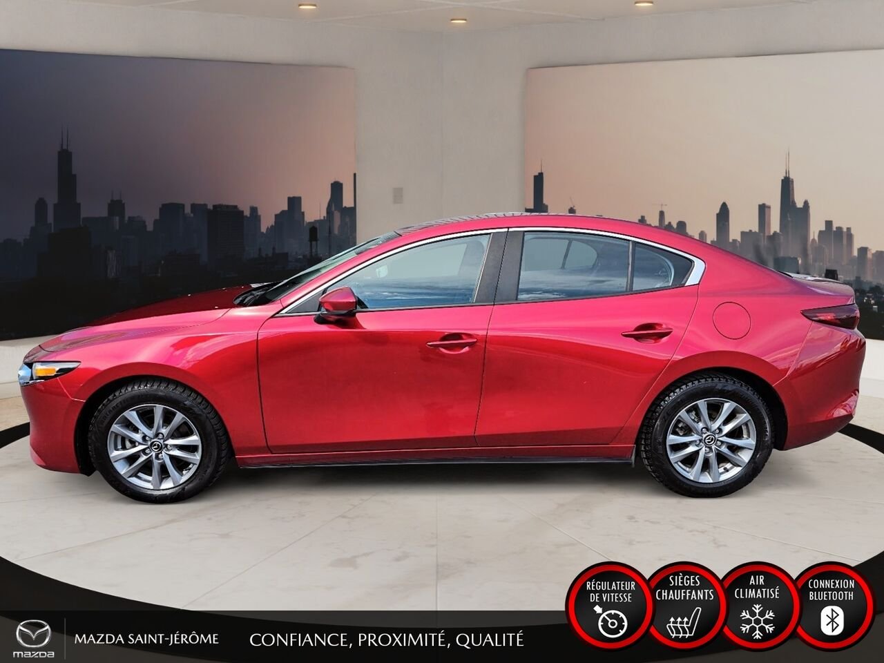 Mazda Mazda3 GS | AWD | CLEAN CARFAX | 2023 Rouge Saint-Jérôme - photo #9