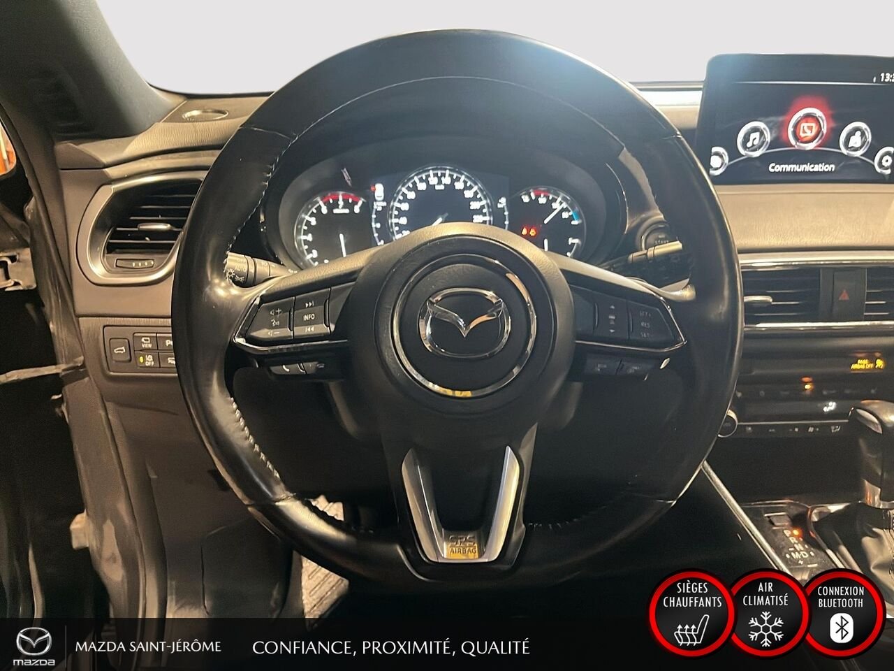 2021 Mazda CX-9 GT | TOIT OUVRANT | CUIR | AWD | Grey Saint-Jérôme - photo #12