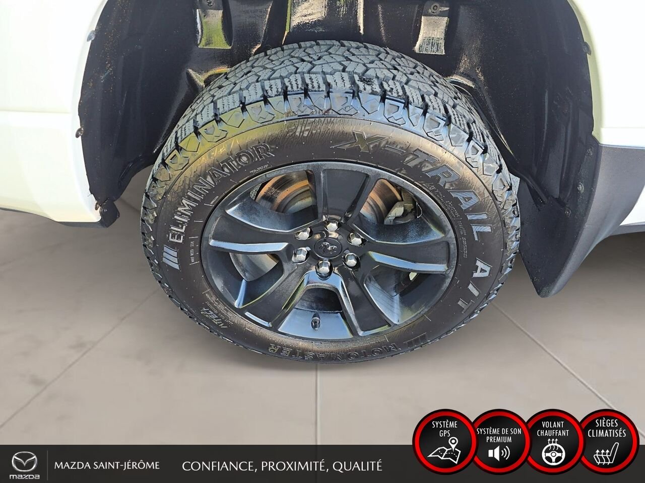 2022 Ram 1500 Sport | caisse de 5 pi 7 po | CUIR | 4X4 | White Saint-Jérôme - photo #12