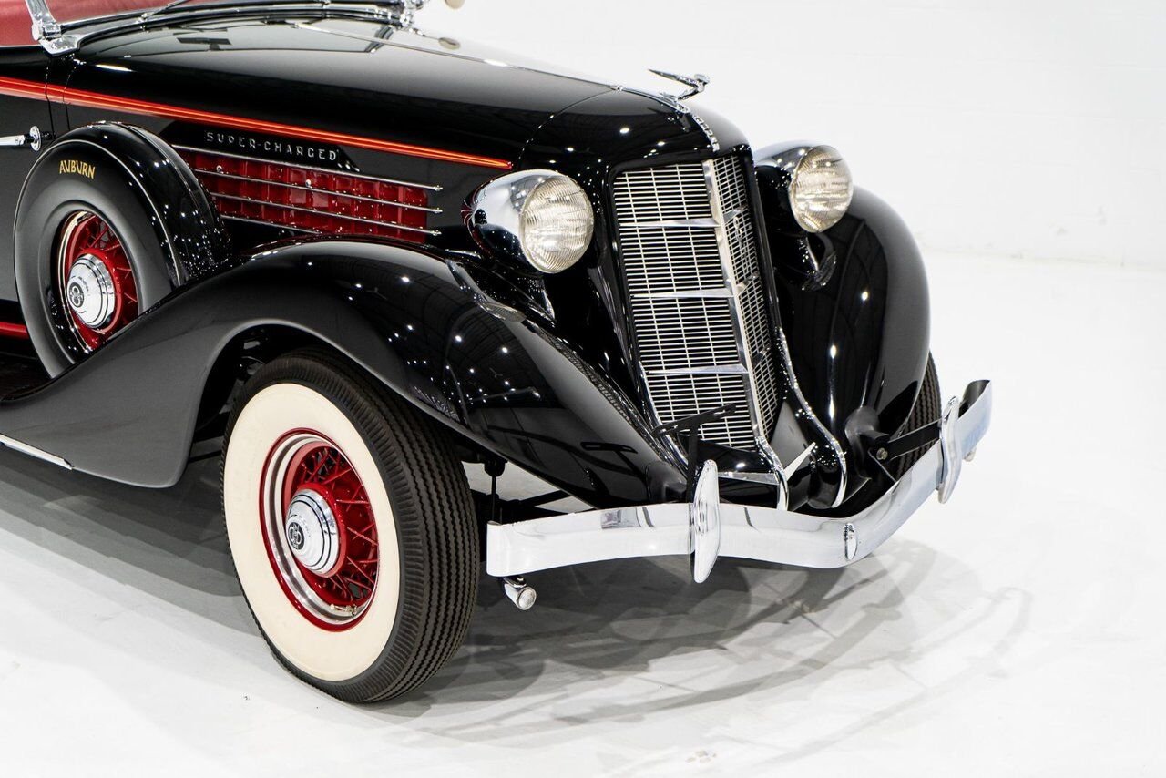 Auburn 851 Supercharge Phaeton **PRIX EN USD** 1935 Noir Montréal - photo #38