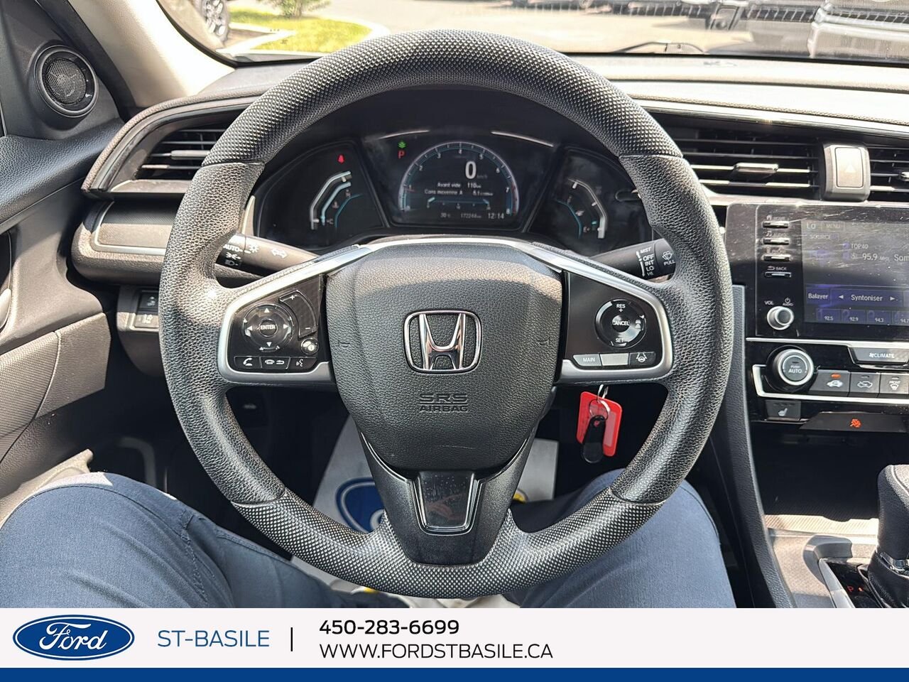 2020 HONDA CIVIC White Saint-Basile-le-Grand - photo #15