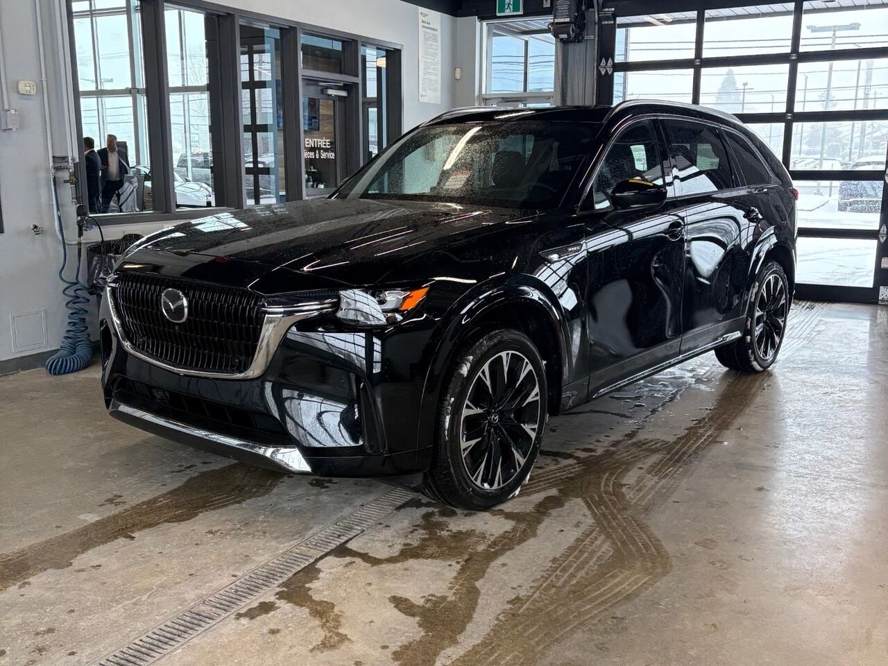 2026 MAZDA CX-90 PHEV Signature TI Jet Black Mica Châteauguay - photo #2