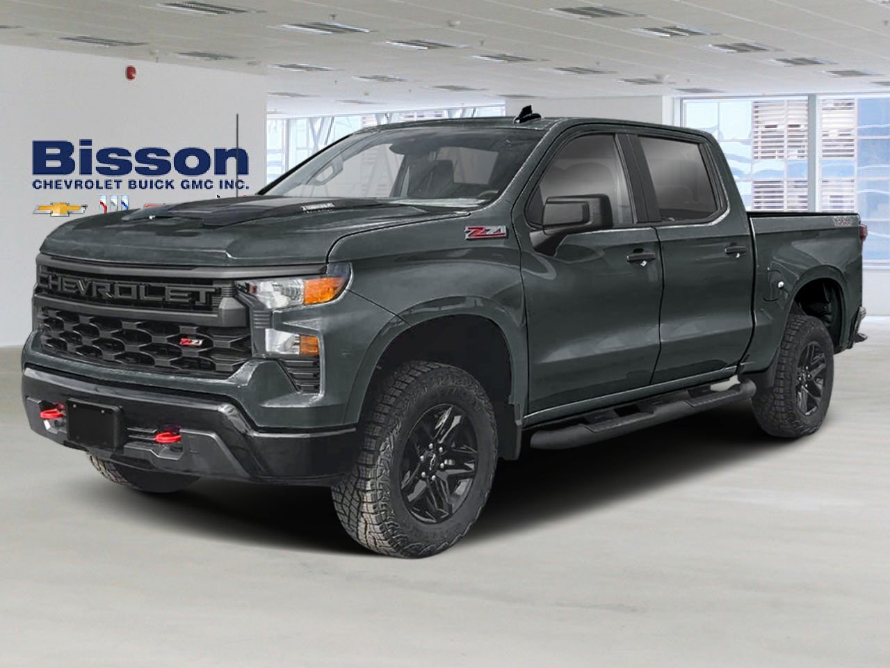 2026 Chevrolet Silverado 1500 Custom Trail Boss cabine multiplace 4RM 157 po Cypress Grey Thetford Mines - photo #0
