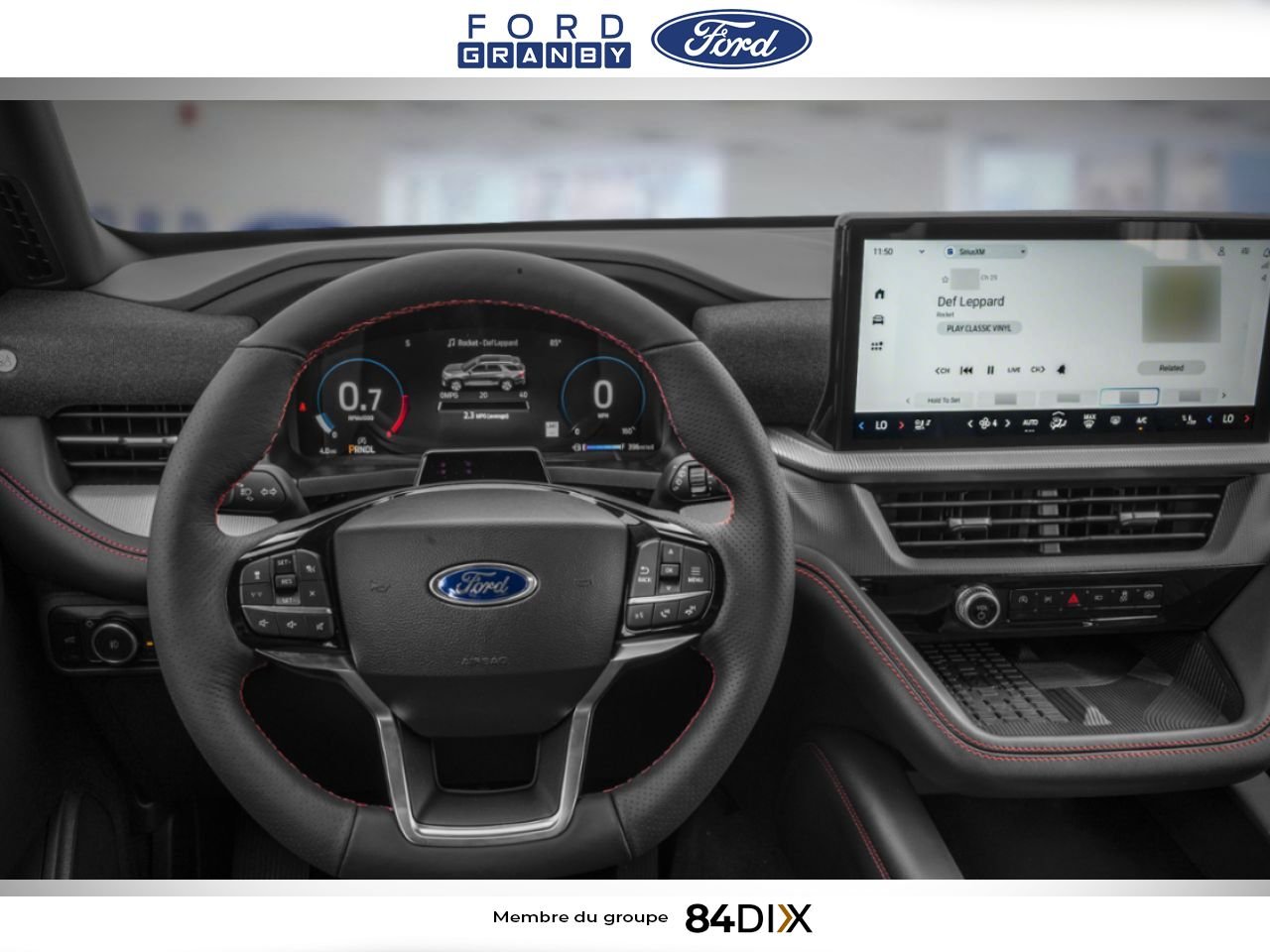 2026 Ford Explorer Agate Black Metallic Granby - photo #4