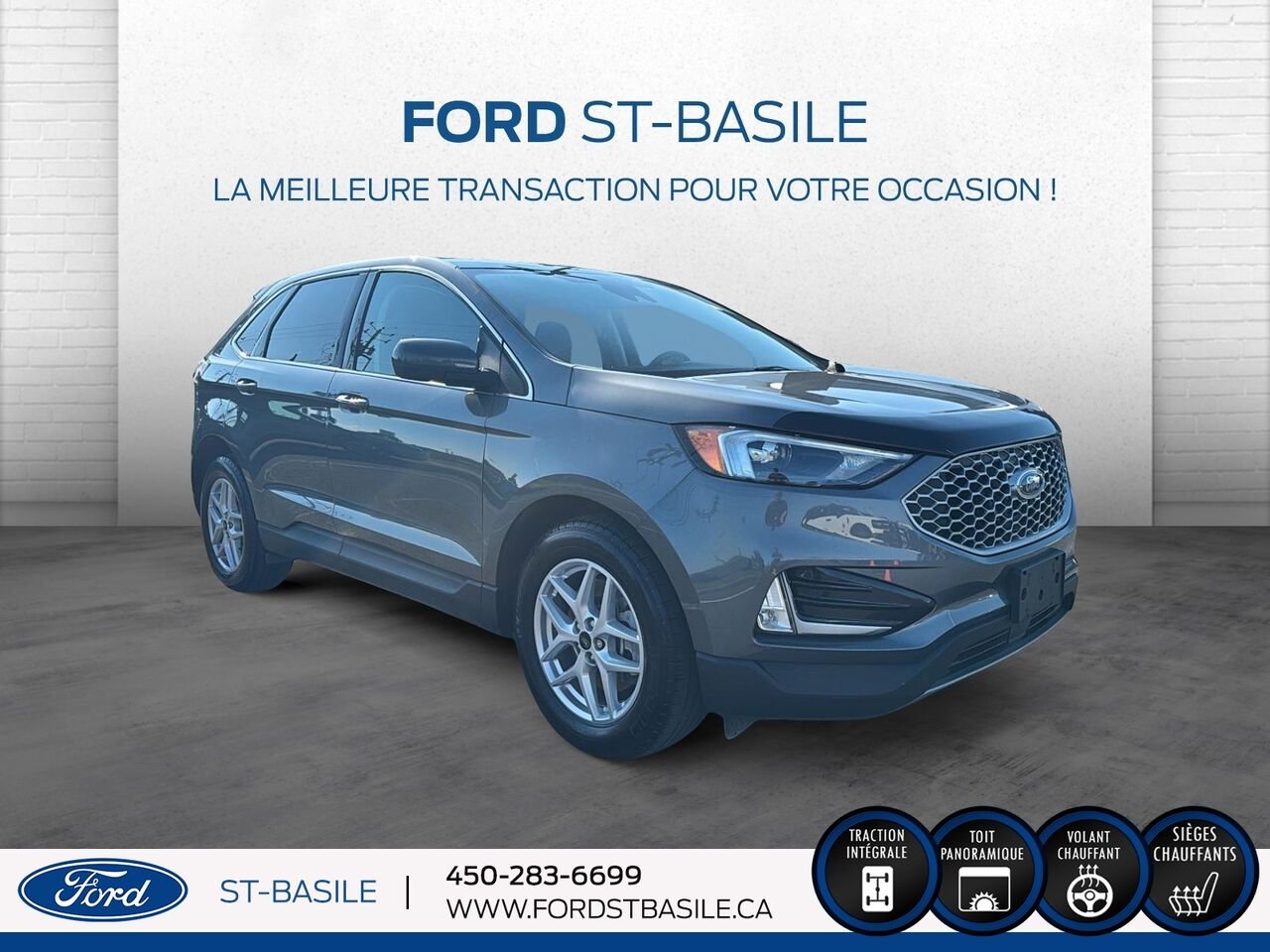 2024 Ford EDGE Grey Saint-Basile-le-Grand - photo #10