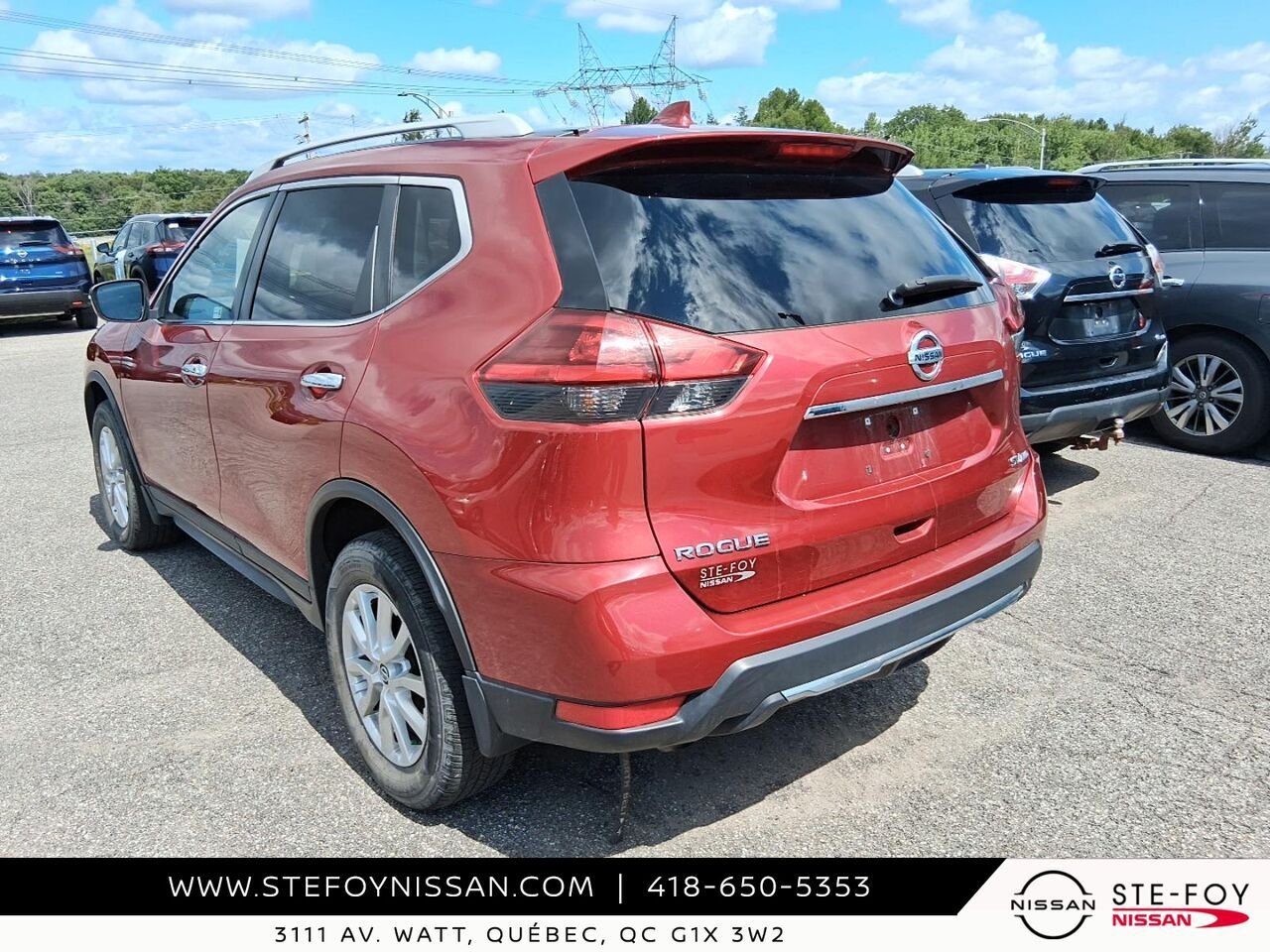 2018 Nissan ROGUE S TRACTION INTEGRALE Red Ste-Foy - photo #1
