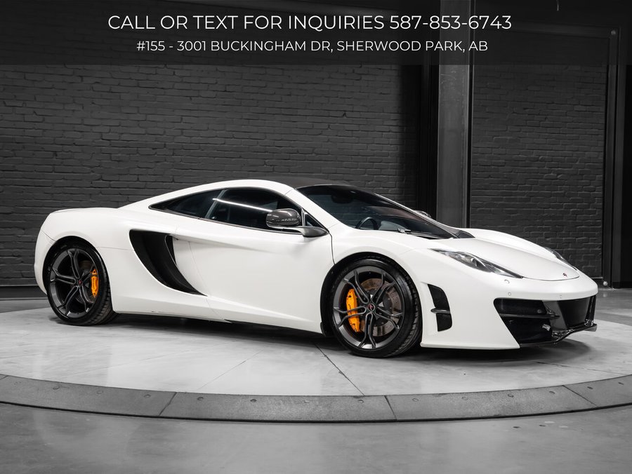 2012 McLaren MP4-12C 2012 White