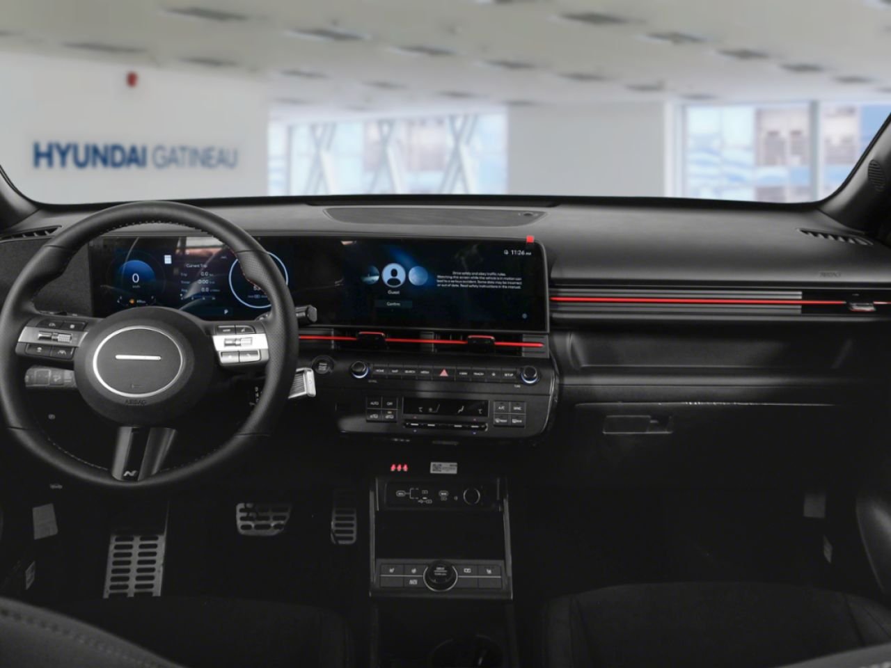 2025 HYUNDAI Kona Ultimate Red w/Abyss Black Roof Ottawa & Gatineau - photo #2