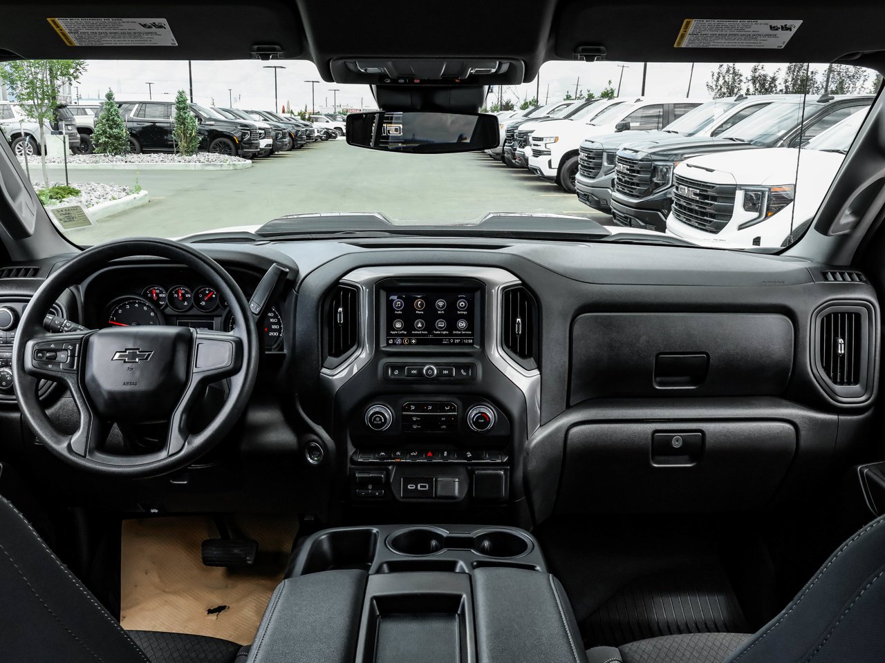 2025 Chevrolet Silverado 1500 4WD Crew Cab 147 Custom Trail Boss White Sherwood Park - photo #16