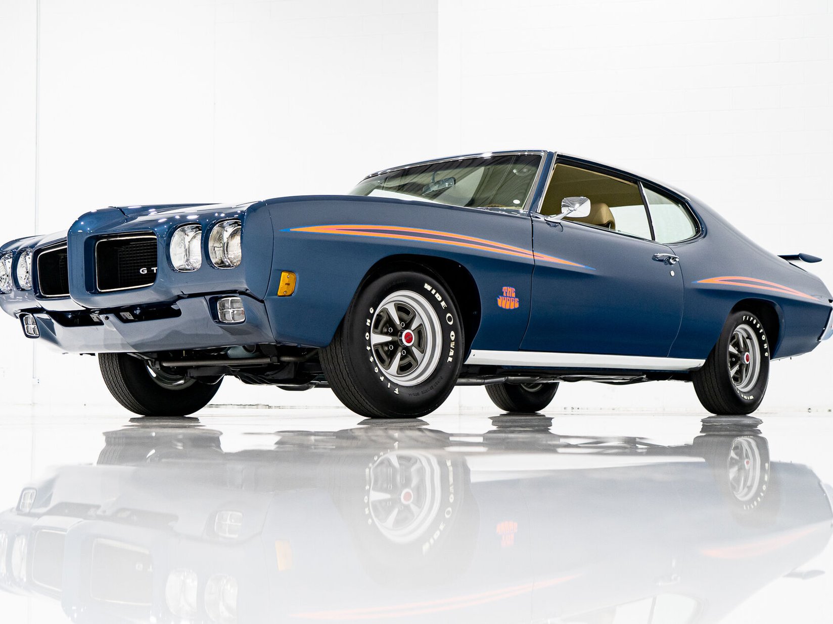 1970 Pontiac GTO The Judge Matching# Ram Air III 4-speed **PRIX EN USD** Blue Montreal - photo #32