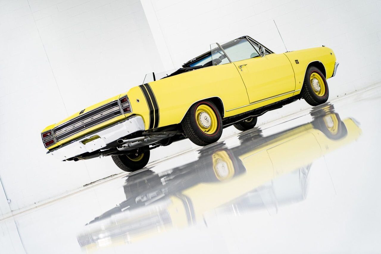 1968 Dodge Dart *PRIX EN USD* GTS Conv Matching #s 340 cu in With Original Built Sheet Yellow Montreal - photo #100