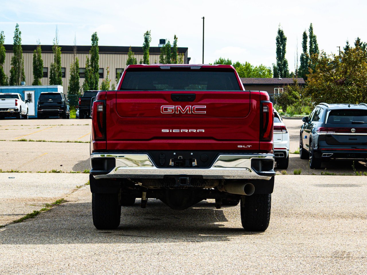 2025 GMC Sierra 3500HD 4WD Crew Cab 159 SLT Red Sherwood Park - photo #11