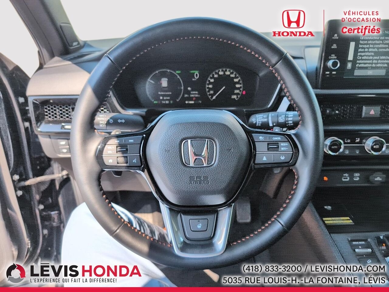 Honda CR-V Touring Hybride AWD Touring Traction Intégrale 2025 Noir Lévis - photo #20