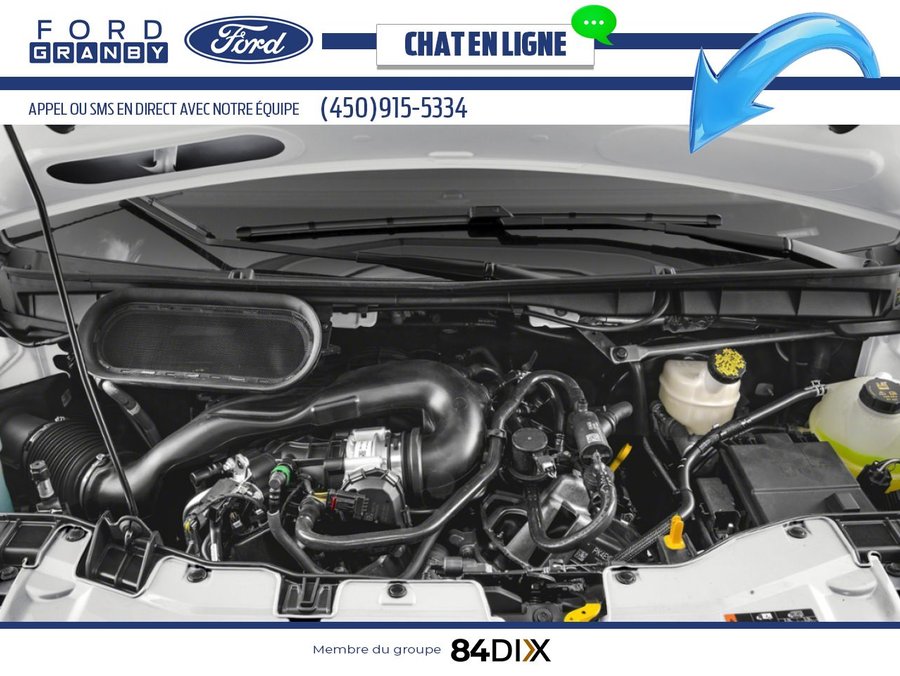 Ford Transit fourgon utilitaire T-350 TI toit moyen 148 po PNBV de 9 500 lb 2025 Blanc Oxford