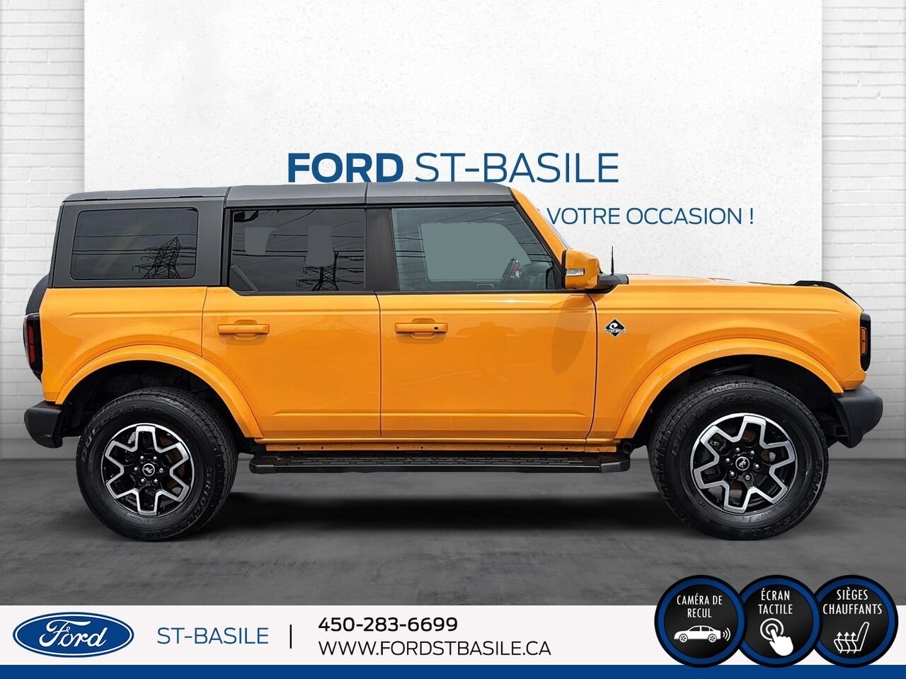 2022 Ford Bronco Orange Saint-Basile-le-Grand - photo #8