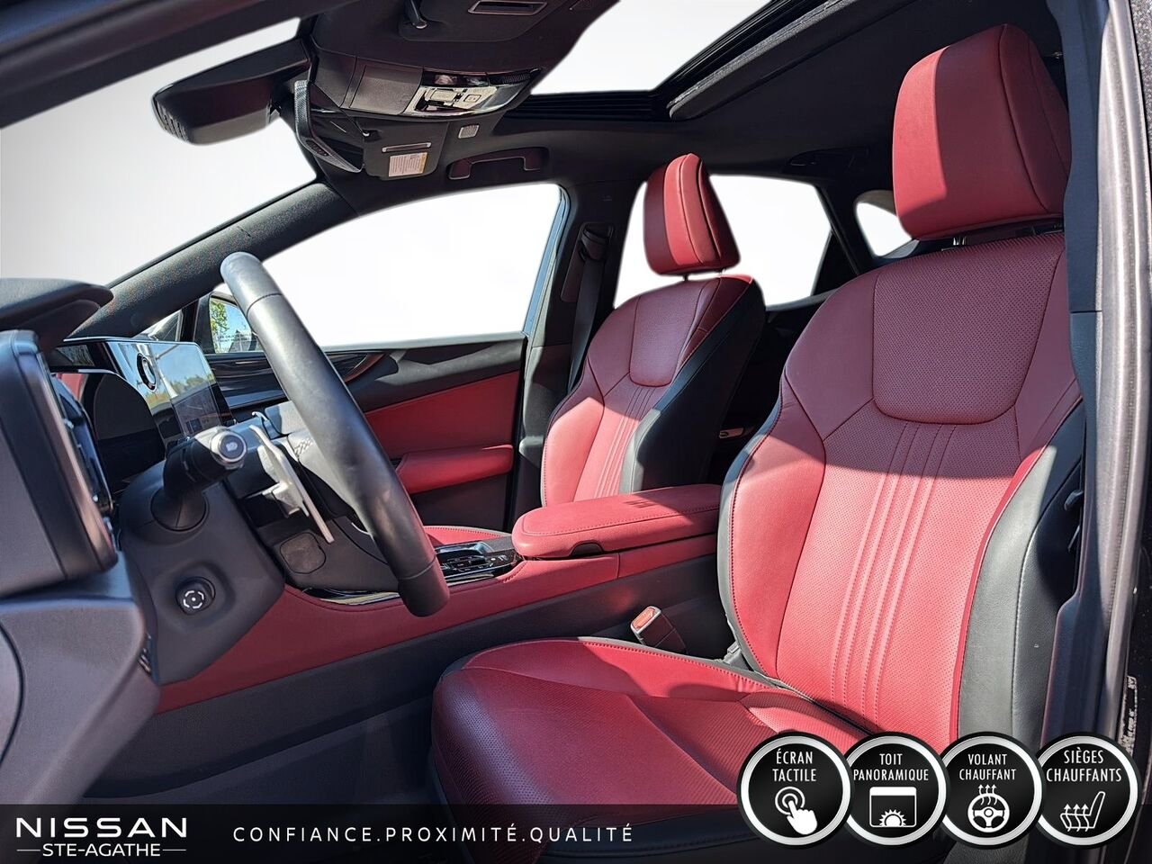 2025 Lexus NX 350 | INTÉRIEUR ROUGE NULUXE | TOIT OUVRANT | AWD Black Saint-Jérôme - photo #7