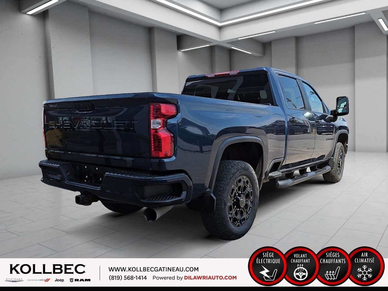 CHEVROLET SILVERADO 2500HD LT Z71 CrewCab 4x4 2023 Bleu Ottawa & Gatineau - photo #14