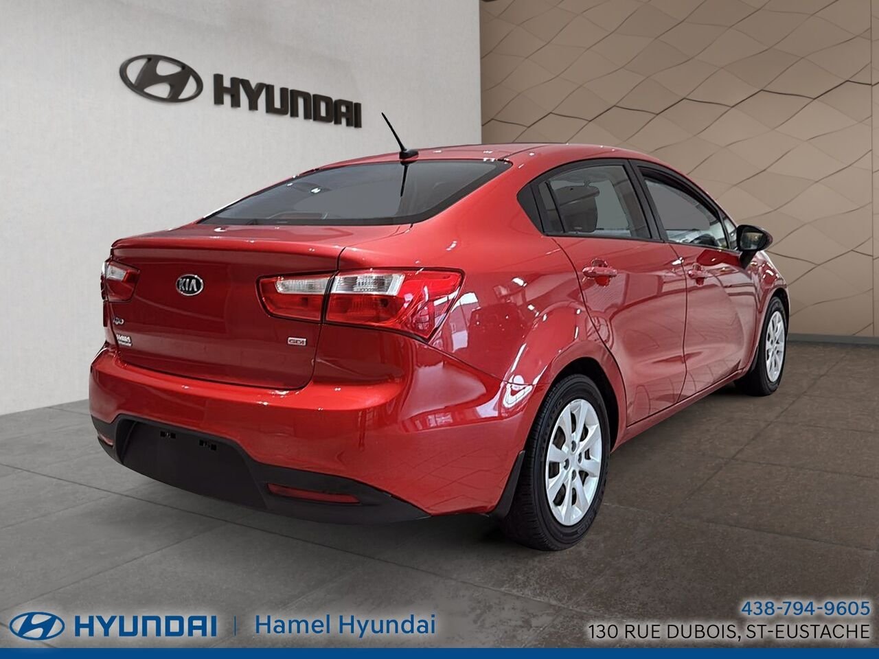 2015 Kia Rio Red Saint-Eustache - photo #2