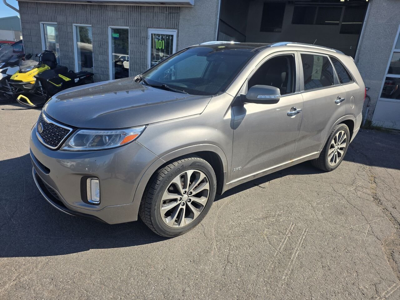 2014 Kia Sorento Silver  - photo #1