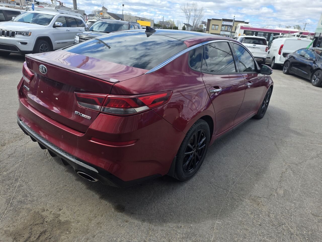 2019 Kia Optima Red  - photo #6