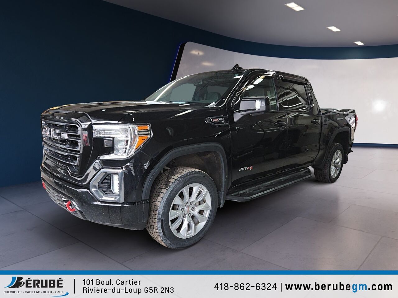 Black 2022 GMC Sierra 1500 Limited Pickup Truck Four-Wheel Drive Automatic