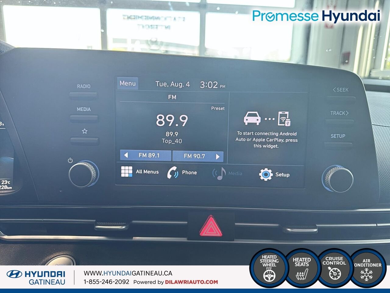 2021 Hyundai Elantra Preferred IVT*** sieges chauffants, volant chauffants , certifier*** Grey Ottawa & Gatineau - photo #15