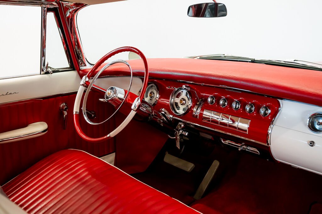 1955 Chrysler New Yorker PRIX IN USD St.Regis | CAR IN MILES Red Montreal - photo #32