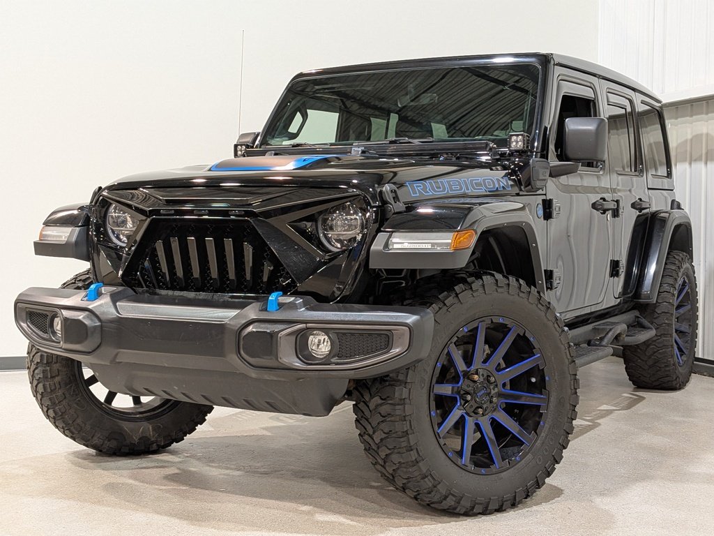 2022 Jeep Wrangler 4xe Unlimited Rubicon 4x4 Black Val-David - photo #0