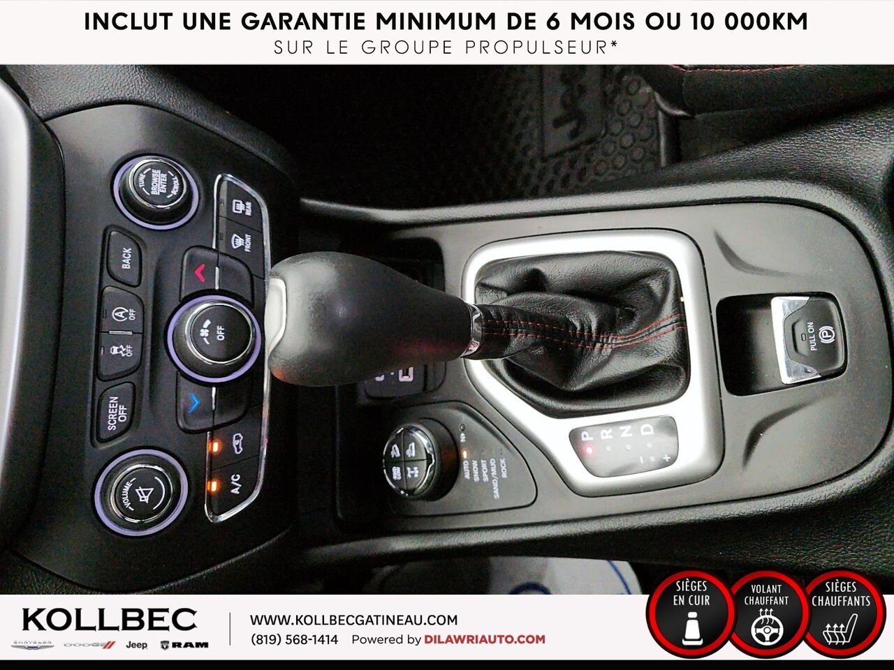 JEEP CHEROKEE Trailhawk 4x4 2018 Bleu Ottawa & Gatineau - photo #26