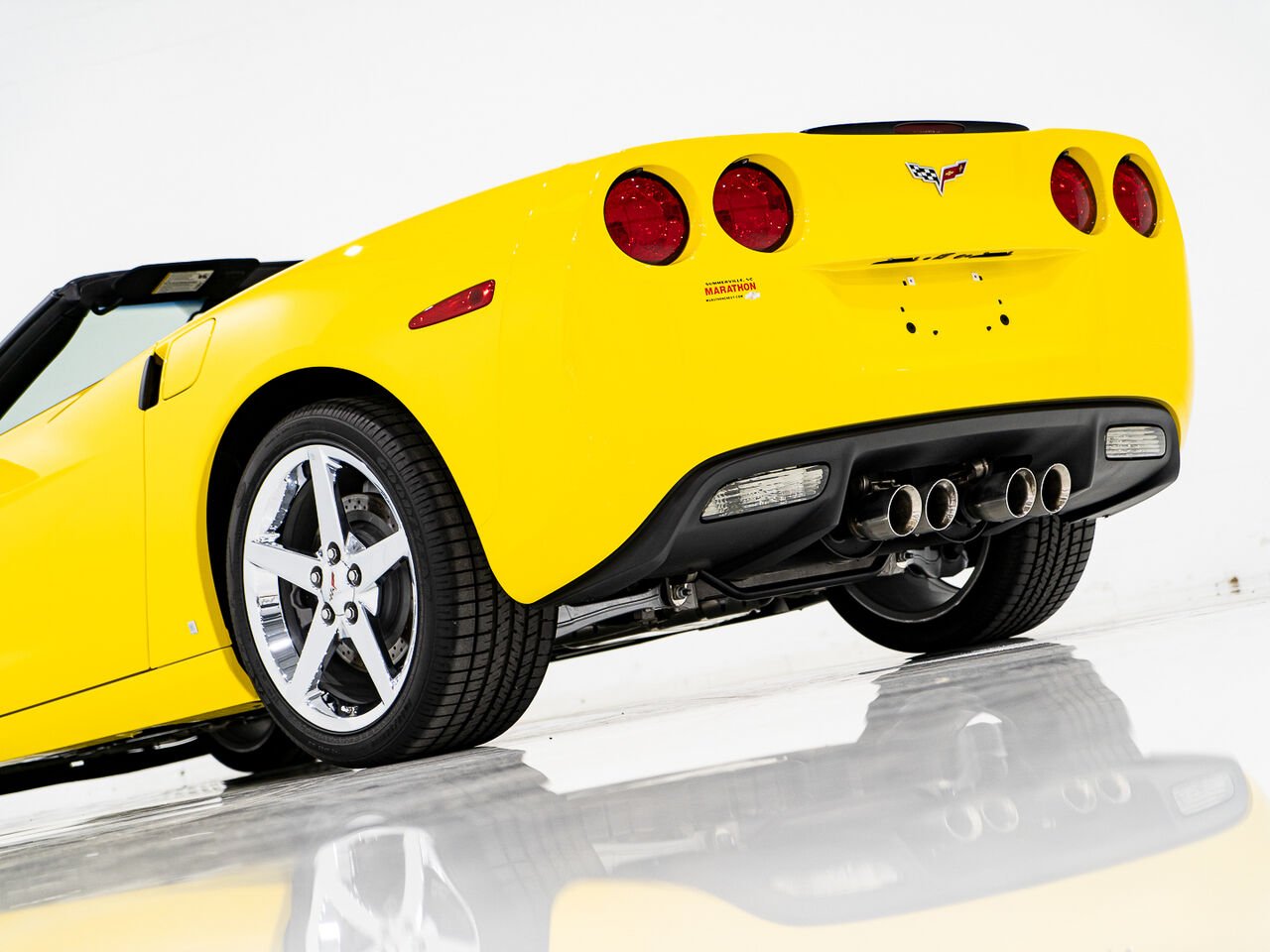 2008 Chevrolet Corvette With only 900km (563mi) From new with window sticker Yellow Kirkland - photo #21
