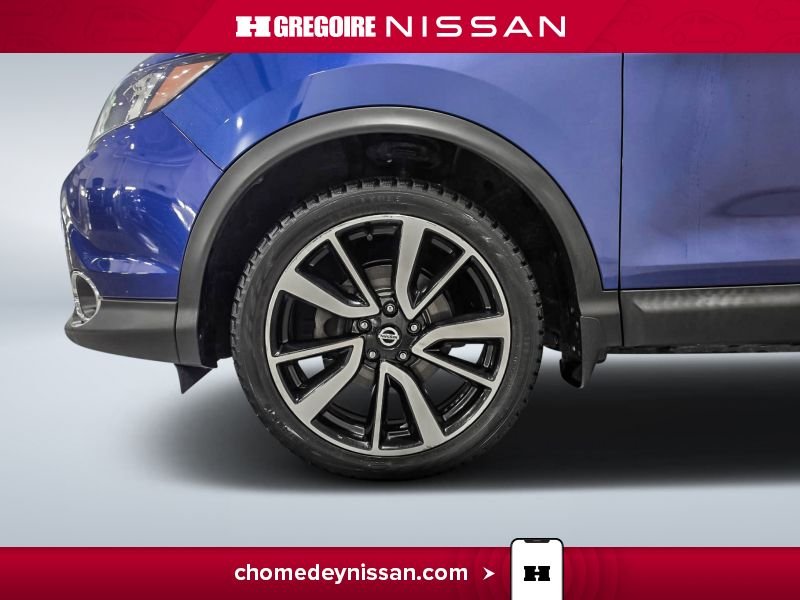 Nissan Qashqai CR7275 | SL * Cuir Beige * Mag * Caméra * Bas KM !! 2018 Bleu Laval - photo #11