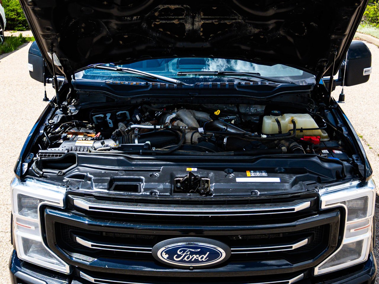 2022 Ford Super Duty F-350 SRW Platinum 4WD Crew Cab 6.75' Box Black Sherwood Park - photo #8