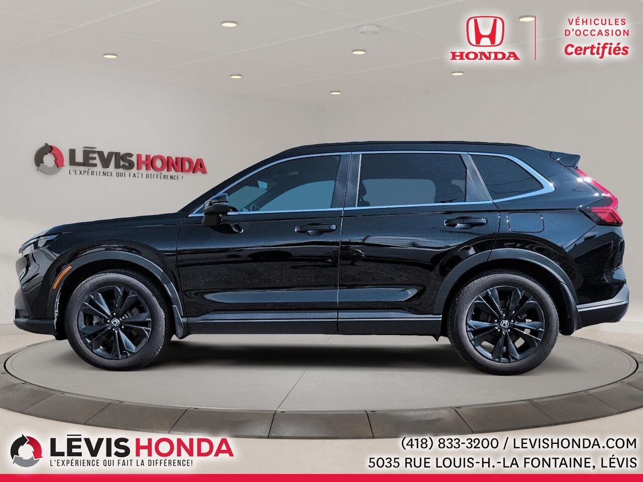 Honda CR-V Touring Hybride AWD Touring Traction Intégrale 2025 Noir Lévis - photo #12