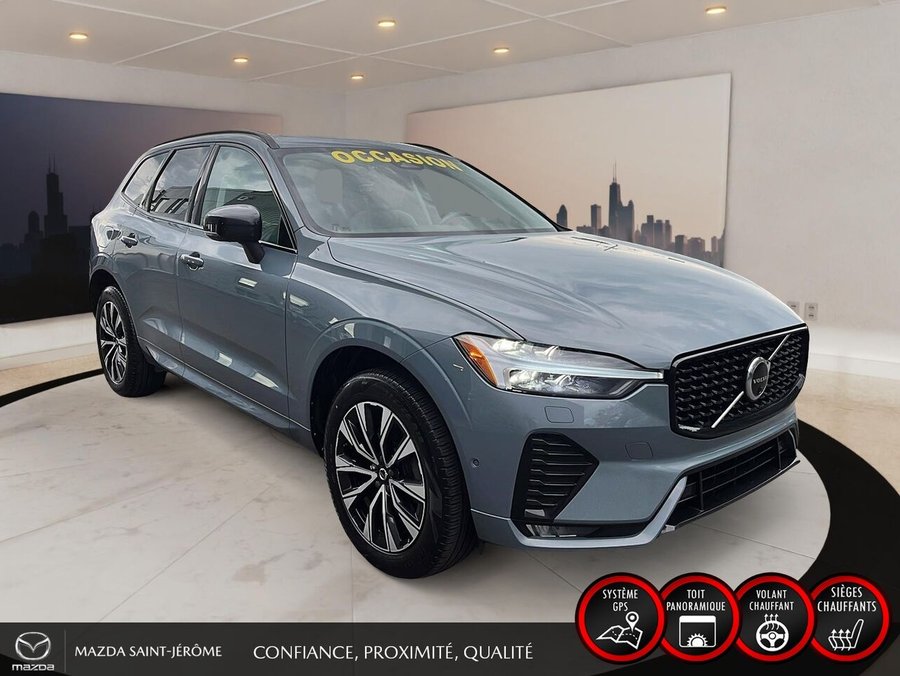Volvo XC60 B5 PLUS DARK THEME | AWD | CAMÉRA 360 | TOIT PANO | 2024 Gris