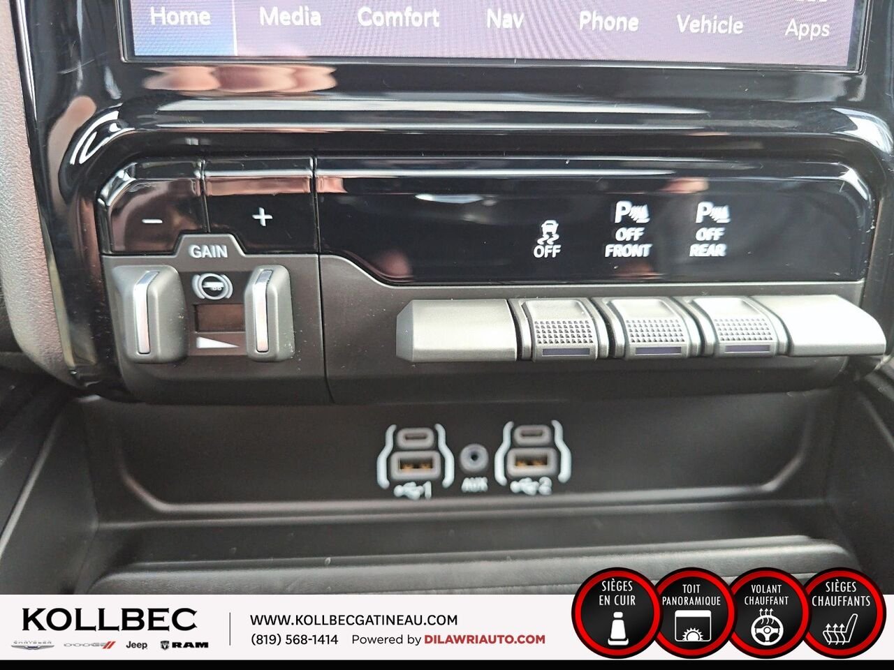 RAM 1500 SPORT Sport Crewcab 4x4 2025 Noir Ottawa & Gatineau - photo #29