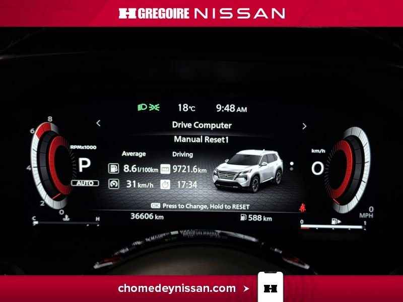 Nissan Rogue CL7280 | Platinum Cuir Toit Pano Caméra 360 à partir 2.99% 2024 Gris Laval - photo #20