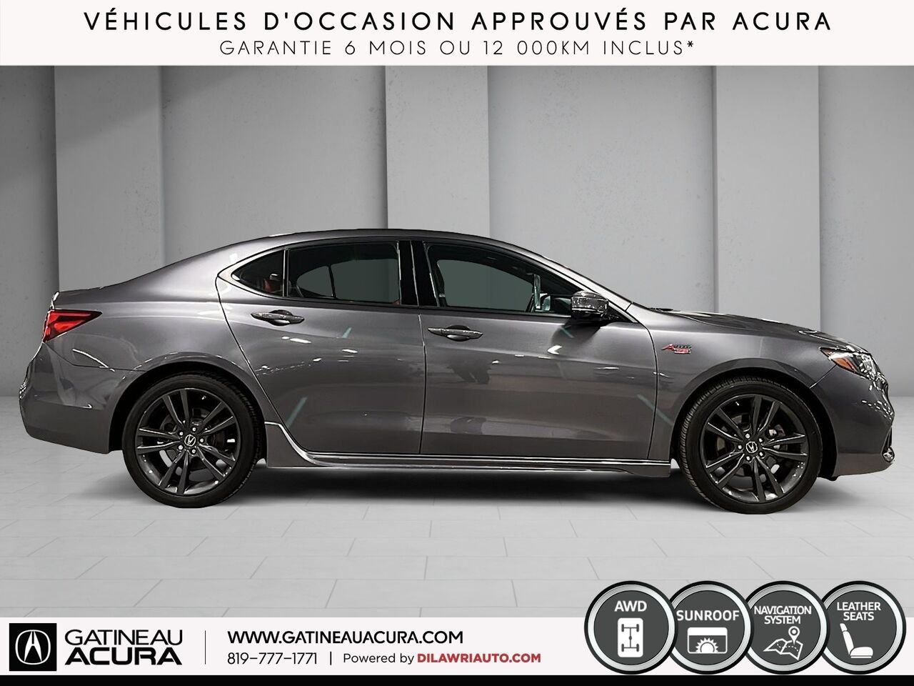Acura TLX A-Spec Tech SH-AWD 2020 Gris Gatineau - photo #14