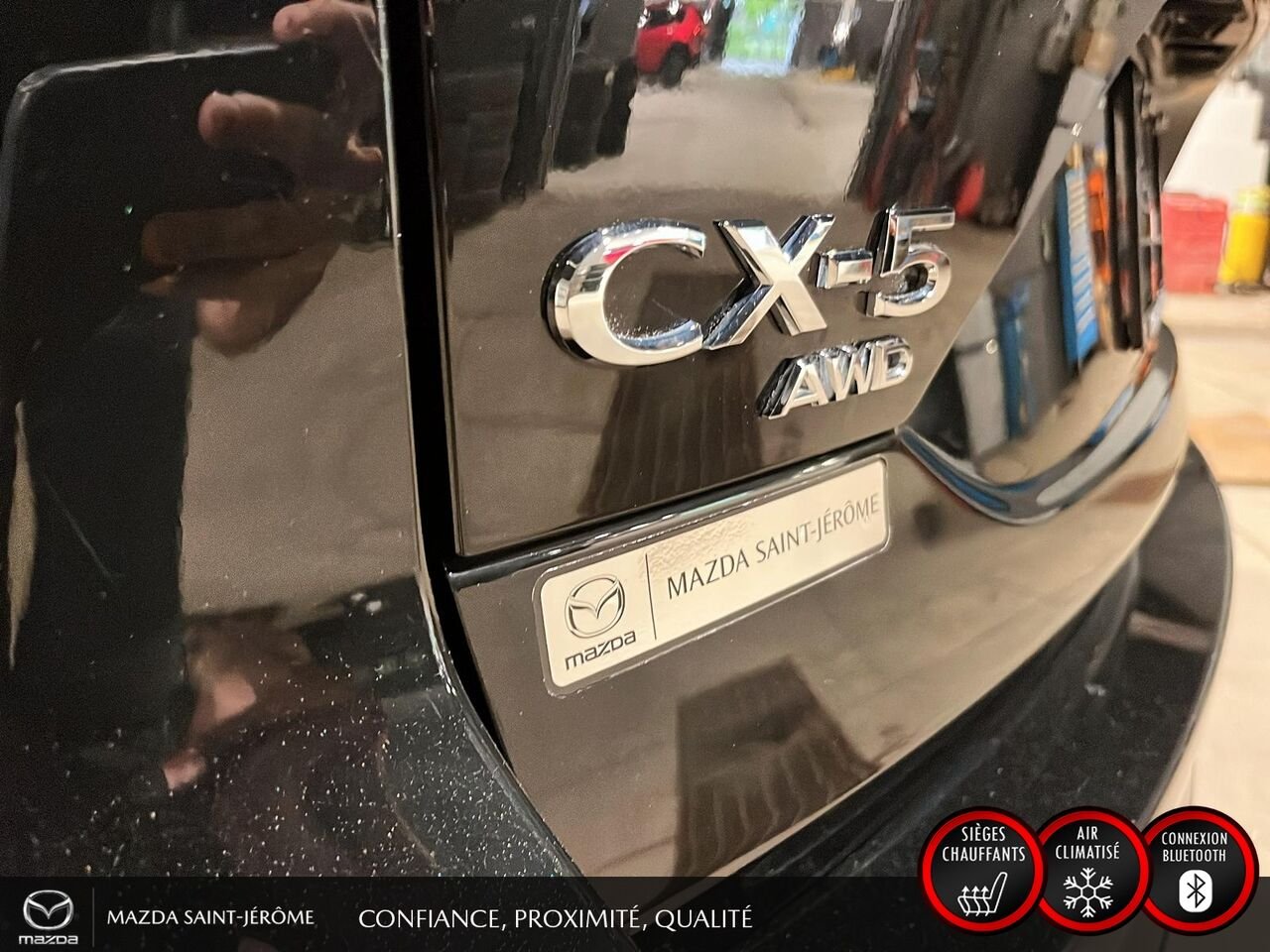 2025 Mazda CX-5 GT | TOIT OUVRANT | CUIR | AWD | Black Saint-Jérôme - photo #8
