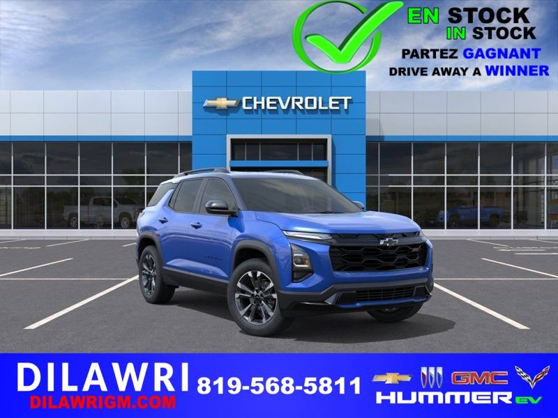 2026 CHEVROLET Equinox RS 4 portes TI Reef Blue Metallic Ottawa & Gatineau - photo #0