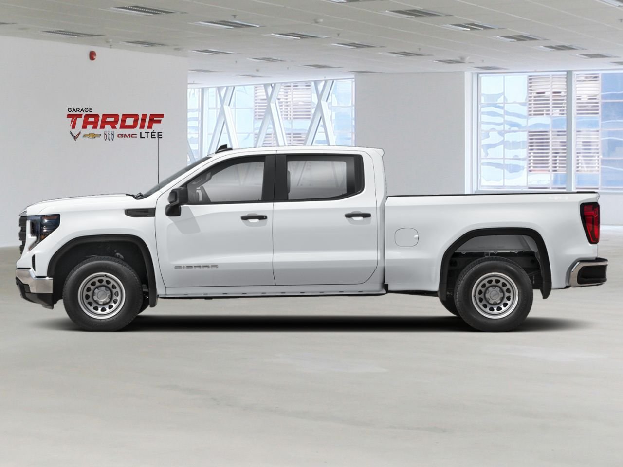 2026 GMC Sierra 1500 Pro cabine multiplace 4RM 147 po Summit White Amos - photo #1