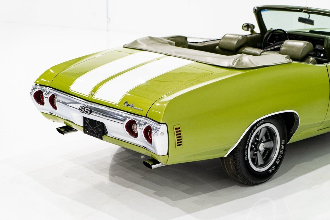 Chevrolet Chevelle SS Matching numbers 454 LS5 4-speed 1971 Vert Montréal - photo #32