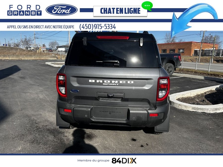 Ford Bronco Sport Outer Banks 4x4 2025 Gris azur métallisé trois couches