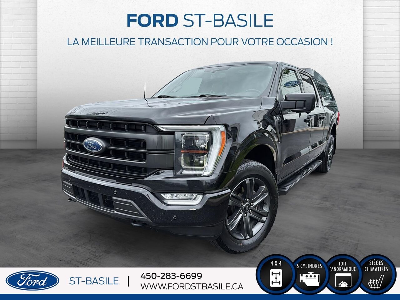 Ford F-150 2023 Noir Saint-Basile-le-Grand - photo #0